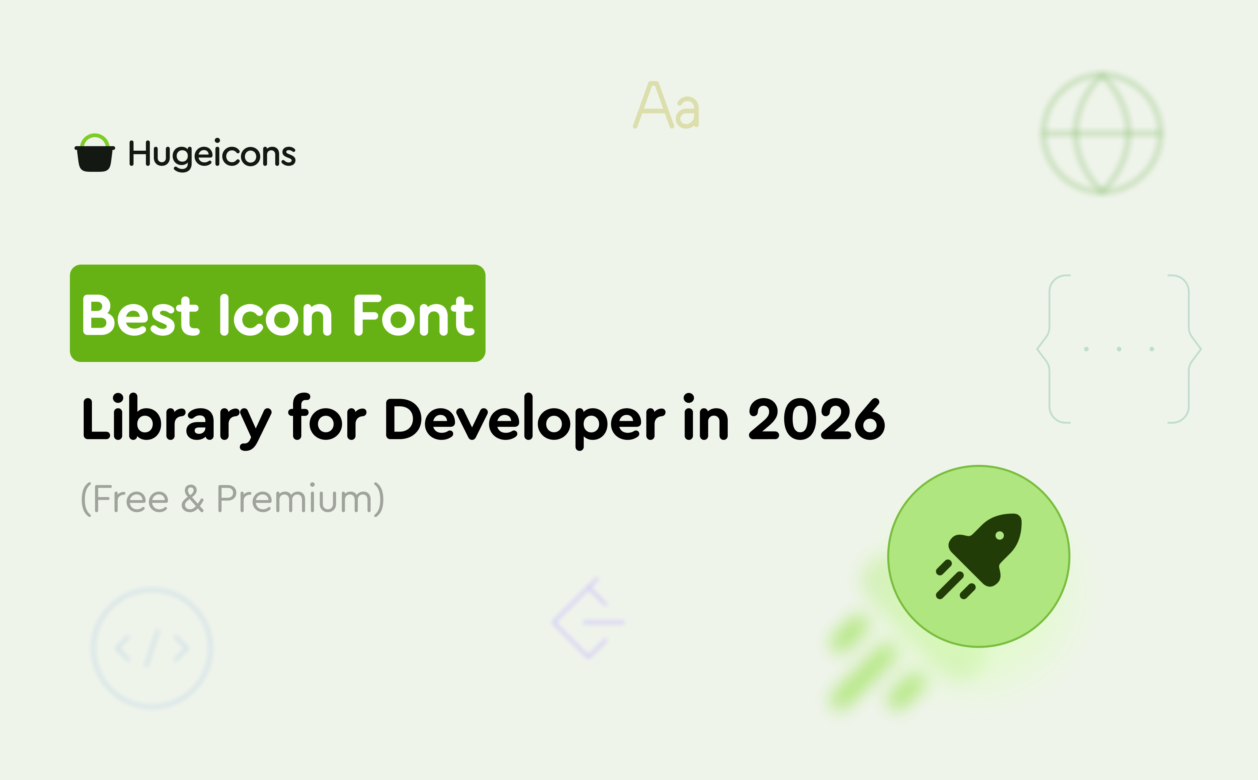 Best Icon Font Library for Developers in 2026 (Free & Premium)